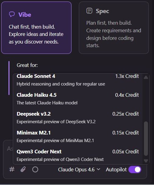 設定前：全モデルが表示されている状態