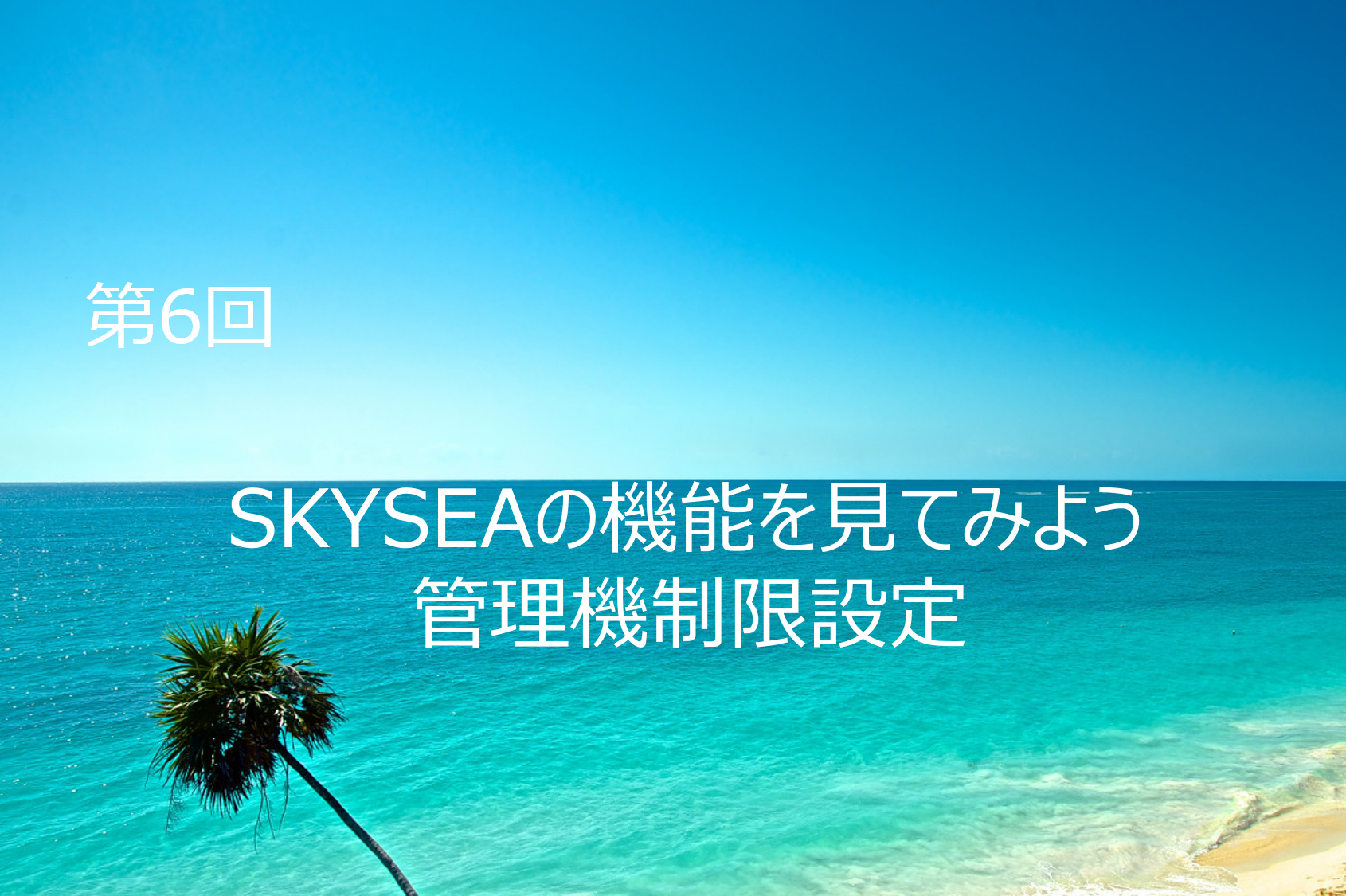 【SKYSEA】　第7回　SKYSEAの機能を見てみよう　グローバルマスターサーバー