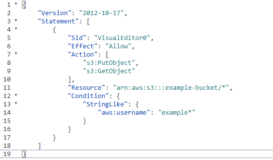 S3バケットへのアップロード・ダウンロードを許可するIAMポリシーのJSONサンプル