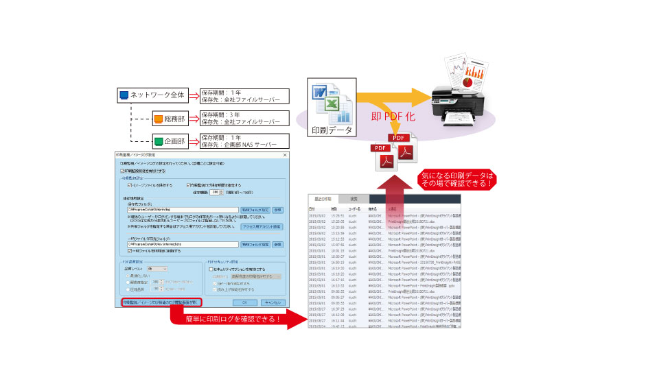 Printinsight For Skysea Client View 印刷イメージログ監視